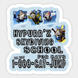 Hypurr'z Skydiving School Sticker